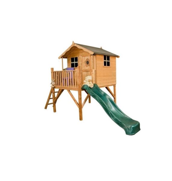 Mercia Tulip Playhouse with Tower and Slide