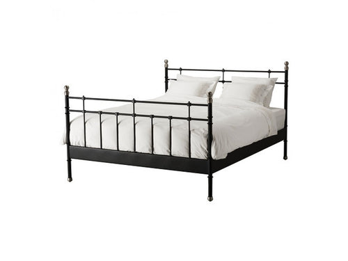 Queen sized Metallic Bed