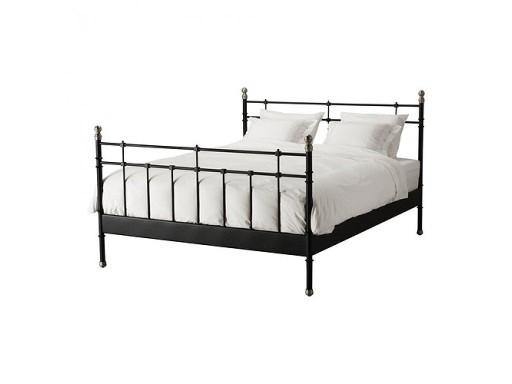 Queen sized Metallic Bed