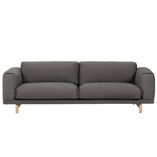 Grey Block Sofa